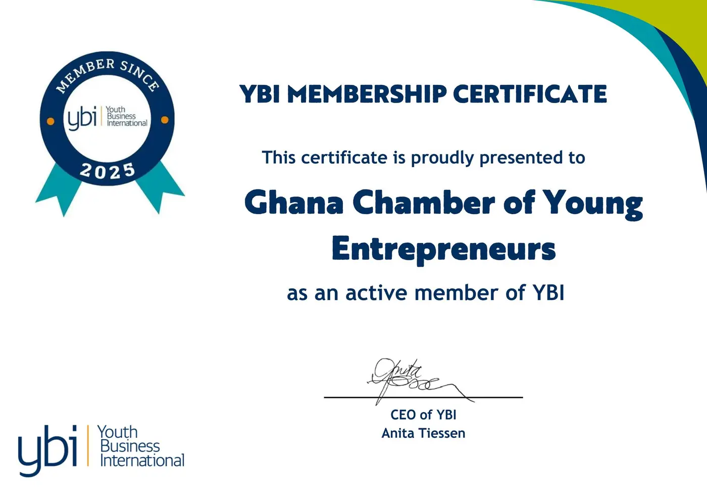 Ghana Chamber of Young Entrepreneurs Joins Youth Business International, Boosting Local Enterprise Development